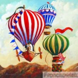 Click to View Whimsical balloons - penguin
